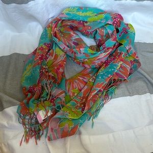 Lilly Pulitzer Under the Sea Pattern Scarf